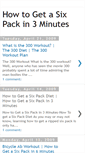 Mobile Screenshot of howtogetasixpackin3minutes.blogspot.com