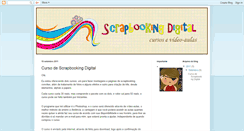 Desktop Screenshot of cursodescrapbookingdigital.blogspot.com