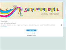 Tablet Screenshot of cursodescrapbookingdigital.blogspot.com