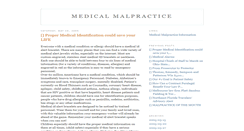 Desktop Screenshot of medicalmalpracticeinfo.blogspot.com