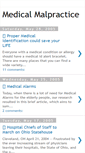 Mobile Screenshot of medicalmalpracticeinfo.blogspot.com