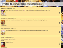 Tablet Screenshot of manualidadesparadescargar.blogspot.com