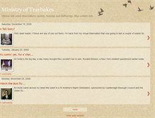 Tablet Screenshot of ministryoftraybakes.blogspot.com