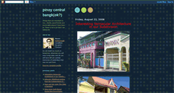 Desktop Screenshot of pinoycentralbangkok.blogspot.com