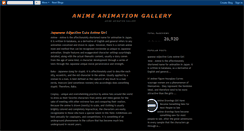 Desktop Screenshot of animeanimationgallery.blogspot.com