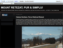 Tablet Screenshot of mount-retezat.blogspot.com