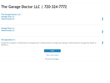 Tablet Screenshot of garagedoorsinwestminster.blogspot.com