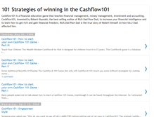 Tablet Screenshot of cashflow101strategies.blogspot.com