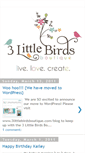 Mobile Screenshot of 3littlebirdsboutique.blogspot.com