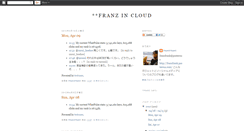 Desktop Screenshot of franzincloud.blogspot.com