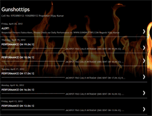 Tablet Screenshot of gunshottips.blogspot.com