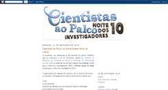 Desktop Screenshot of cientistasaopalco2.blogspot.com