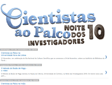Tablet Screenshot of cientistasaopalco2.blogspot.com