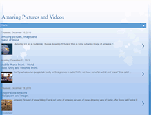 Tablet Screenshot of amazingpicturesnvideos.blogspot.com