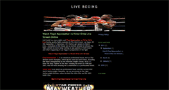Desktop Screenshot of live-boxing-live.blogspot.com