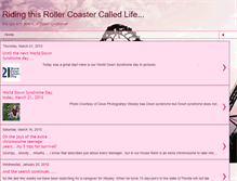Tablet Screenshot of debsrollercoastercalledlife.blogspot.com
