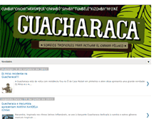 Tablet Screenshot of guacharacaclub.blogspot.com