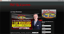 Desktop Screenshot of jeffcowansprotalk.blogspot.com