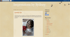 Desktop Screenshot of impressionsbysydney.blogspot.com