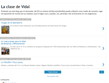 Tablet Screenshot of laclasedevidal.blogspot.com