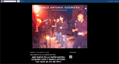 Desktop Screenshot of marcoantonioguerrerogrupoamerica.blogspot.com