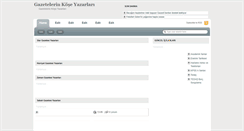 Desktop Screenshot of gazetekoseyazarlari.blogspot.com
