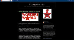 Desktop Screenshot of clevelandfist.blogspot.com