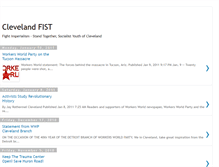 Tablet Screenshot of clevelandfist.blogspot.com