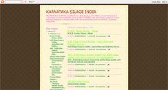 Desktop Screenshot of karnatakasilageindia.blogspot.com