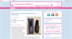 Desktop Screenshot of cinnamonkitten.blogspot.com