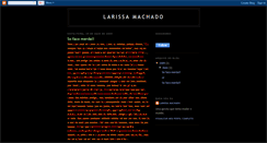Desktop Screenshot of larissadourada.blogspot.com