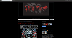 Desktop Screenshot of cv-metalspace.blogspot.com