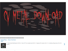 Tablet Screenshot of cv-metalspace.blogspot.com