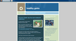 Desktop Screenshot of healthygems.blogspot.com