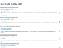 Tablet Screenshot of mortgage-money-loan.blogspot.com