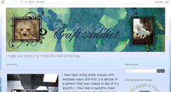 Desktop Screenshot of addicted2crafts.blogspot.com