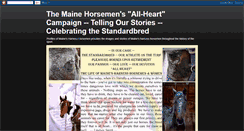 Desktop Screenshot of maineharnesshorsemen.blogspot.com