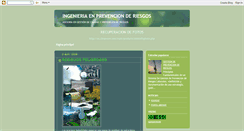 Desktop Screenshot of ingenieriaprevencion.blogspot.com