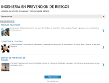 Tablet Screenshot of ingenieriaprevencion.blogspot.com