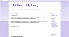 Desktop Screenshot of hisheartmysong.blogspot.com