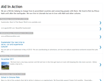 Tablet Screenshot of aidinaction.blogspot.com