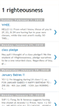 Mobile Screenshot of 1righteousness.blogspot.com