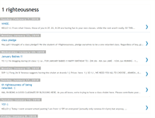 Tablet Screenshot of 1righteousness.blogspot.com