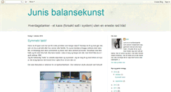 Desktop Screenshot of junisbalansekunst.blogspot.com
