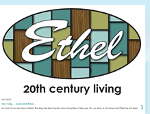 Tablet Screenshot of ethel20thcenturyliving.blogspot.com