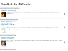 Tablet Screenshot of cleanbooksforldsfamilies.blogspot.com