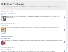 Tablet Screenshot of moleskine-exchange.blogspot.com