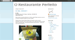 Desktop Screenshot of orestauranteperfeito.blogspot.com