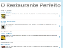 Tablet Screenshot of orestauranteperfeito.blogspot.com