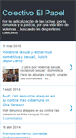 Mobile Screenshot of colectivoelpapel.blogspot.com